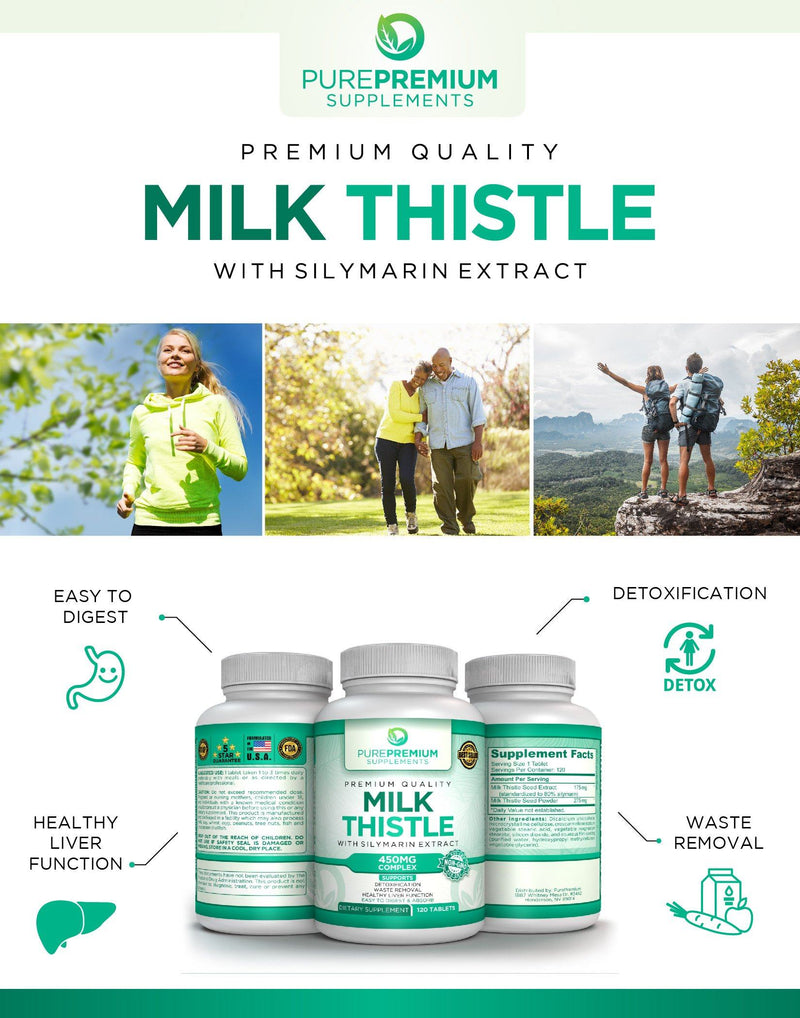 Premium Milk Thistle Supplement - Purepremium Supplements